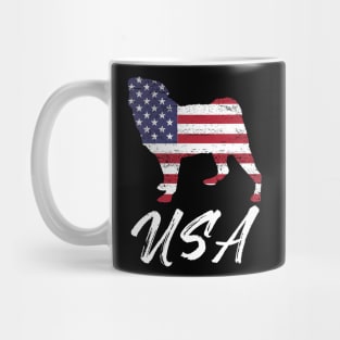 American Pug USA Flag TShirt for Pug Lovers Mug